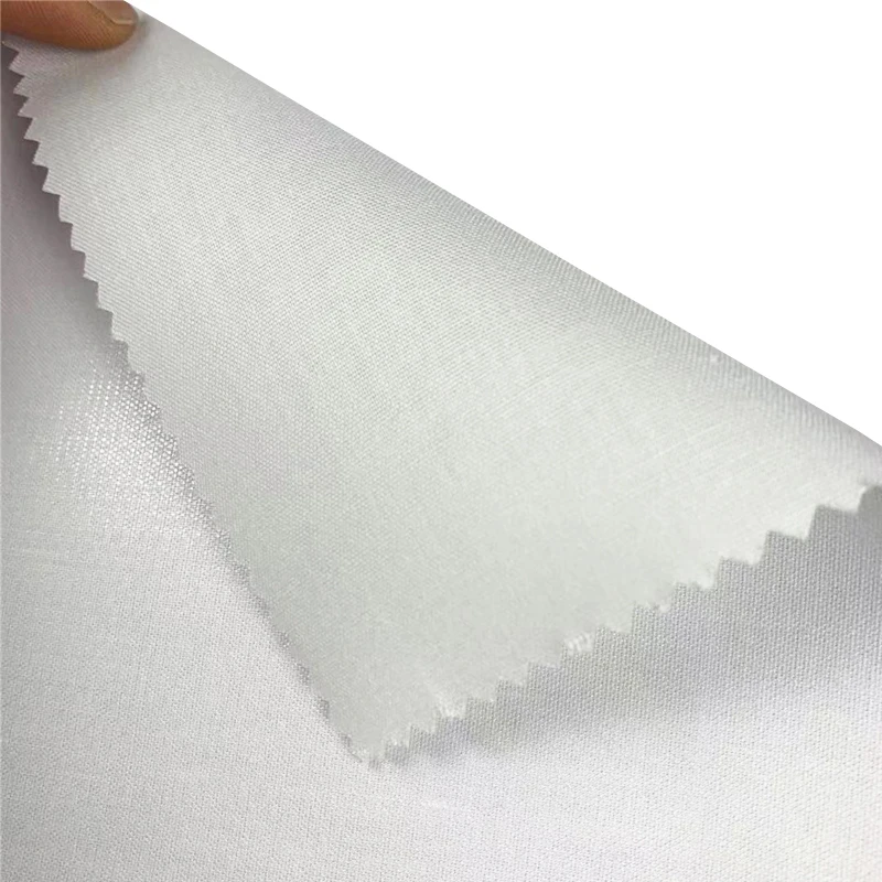 
xingyan 135gsm 100% polyester woven thermo fusing shirt interlining 
