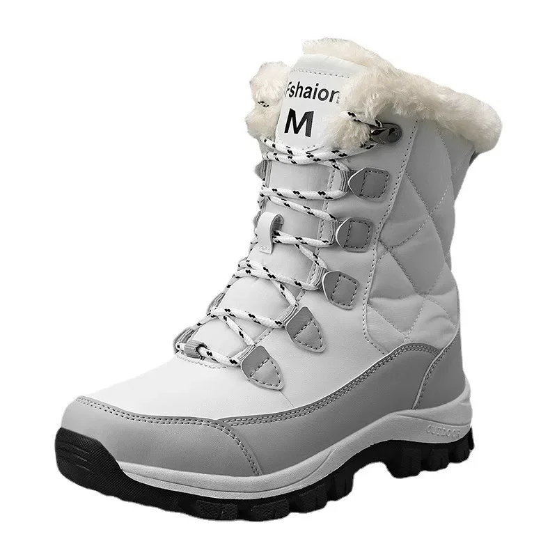 Winter Thermal Cotton Shoes Outdoor Anti Slip Fur Lining Fluffy No reviews yet 400 sold