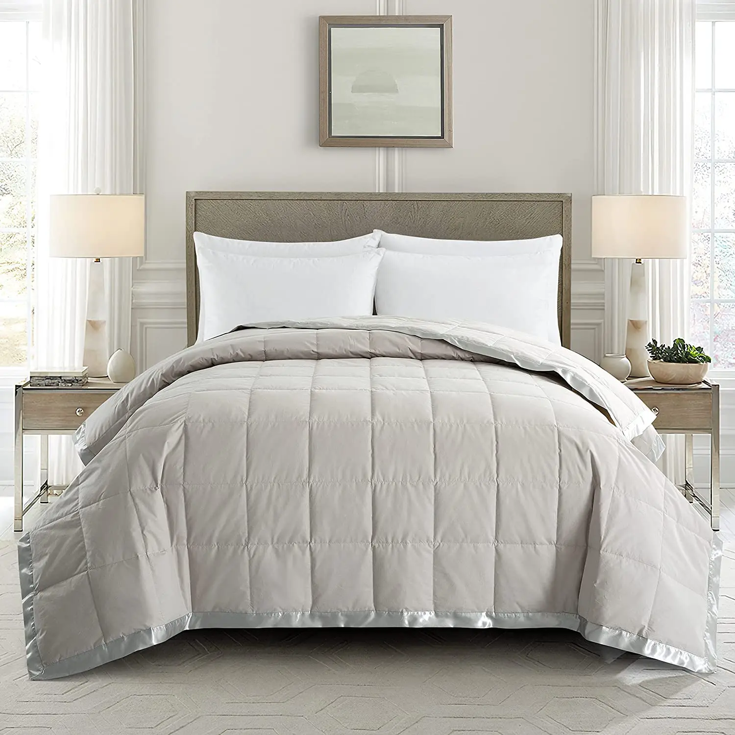 wholesale duck down blanket goose feather quilt insert comforter for home hotel