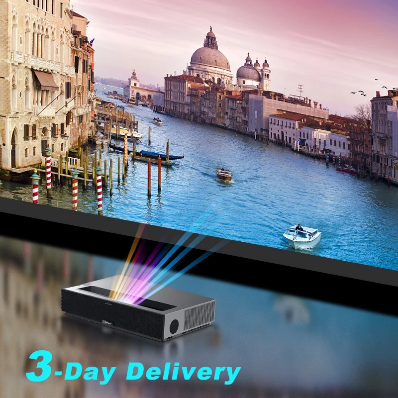 Прямая поставка Fengmi T1 проектор для телевизора Full Hd короткий 4K домашний кинотеатр лазерный
