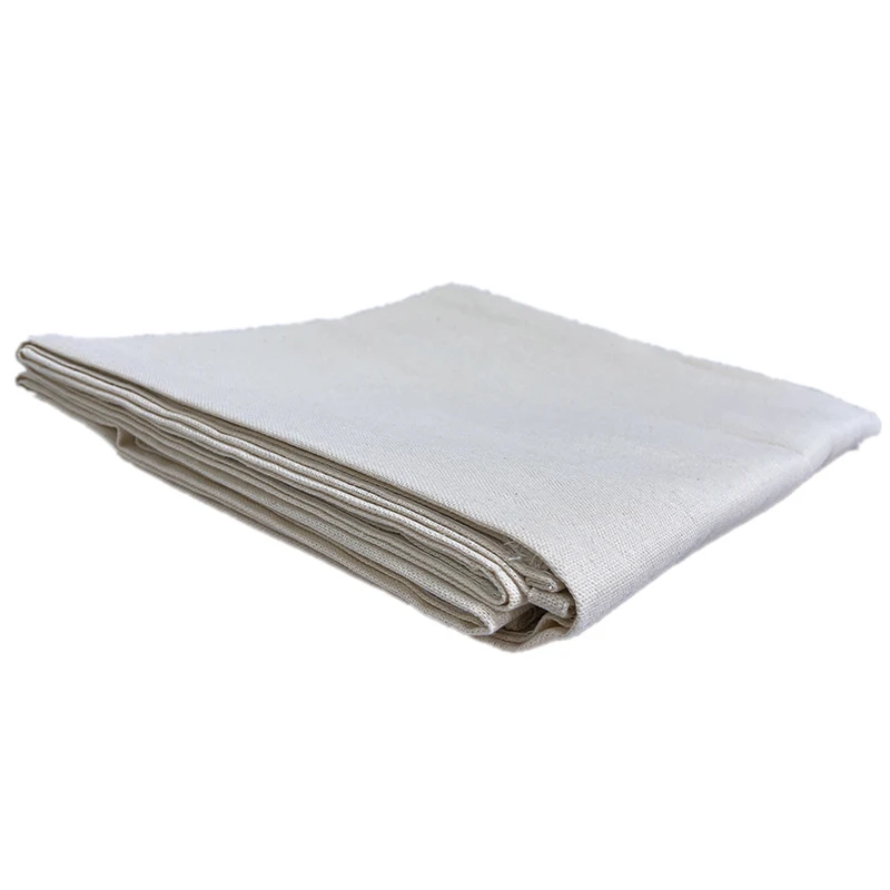 Hot sale  Cotton Dust sheet Cotton Canvas Drop Cloth 6OZ 8OZ 10OZ for painting