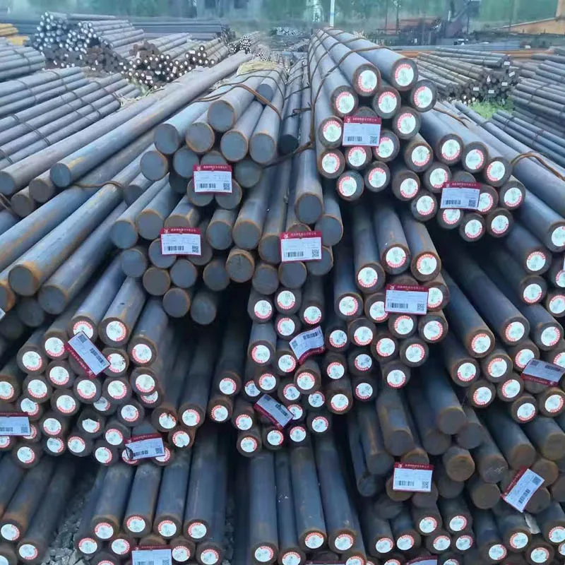 Заводская цена ASTM стандартный материал A36 ST52 ST37 Q235 Q345 холоднотянутый OD200mm кованый стальной стержень из углеродистой стали круглые