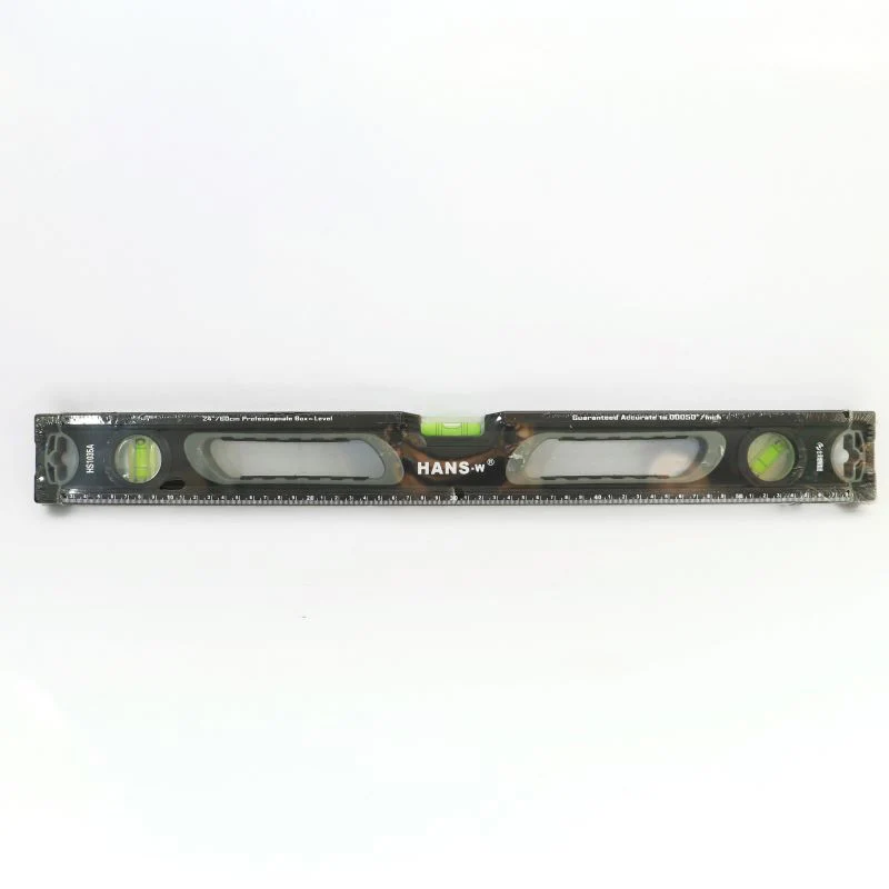 
600mm Aluminum Alloy Magnetic Torpedo Level by HANS.w Spirit Level Shock Resistant Spirit Level with Vertical/Horizontal Bubbles 