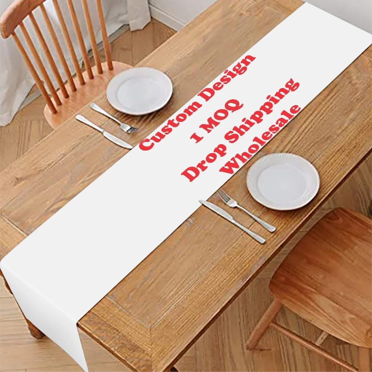 Печать на заказ по требованию, длинное полотно для свадеб, высококачественное прочное полиэстеровое модное украшение для дома