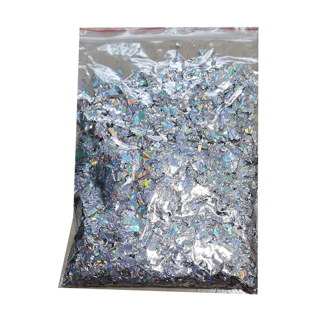 
Holographic Silver Irregular Foil Confetti Wholesale,table confetti for birthday party,wedding 