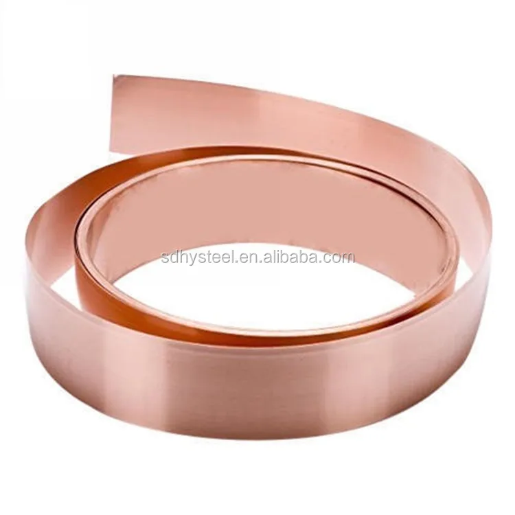 25mm Copper Strip Copper Coil Tape Manufacture For Water Heater