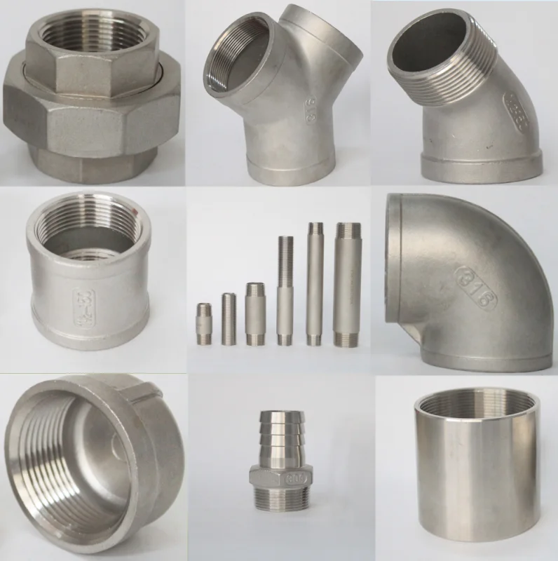 Industry Round Cap Pipe Fittings 304 316 316L SS Cap Female Threaded Stainless Steel End Cap DIN 2605 JIS B2313