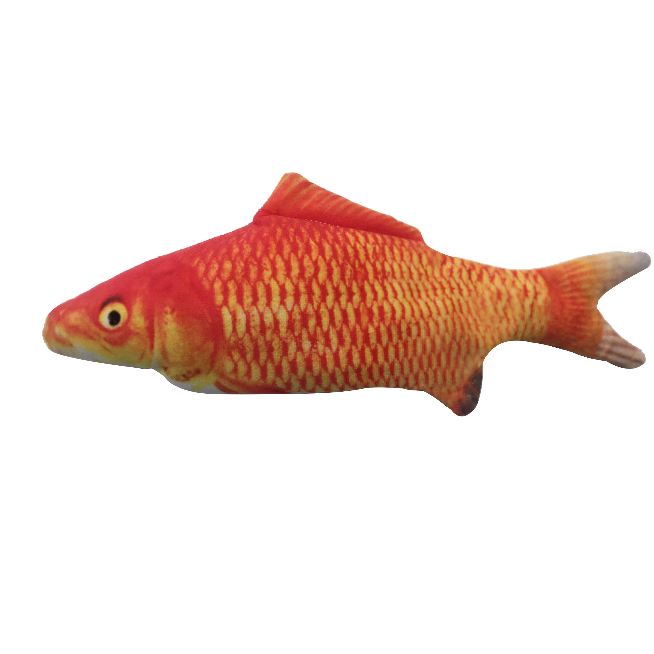 Factory Wholesale Fish Simulation Wiggle Catnip Toys Cat Toy Fish Usb Charge 3D Stuffed Pet Toys