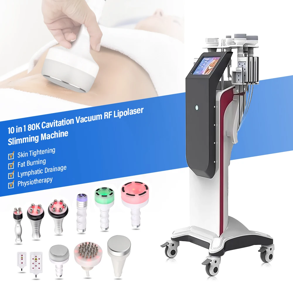 Salon 10 in 1 Lipo 80k body slimming weight loss machine