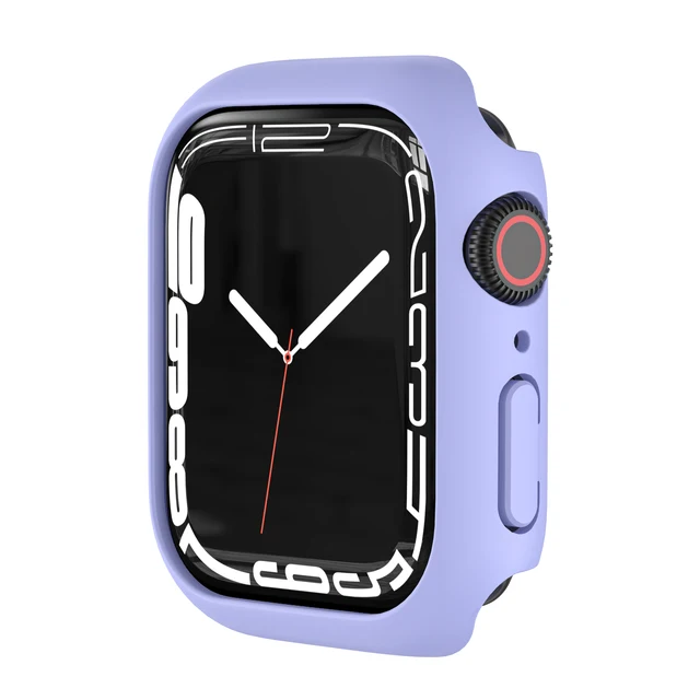 Новинка 2021 чехол для Apple Watch серии 7 41 мм 45 жесткий защитный пластиковый бампер из поликарбоната