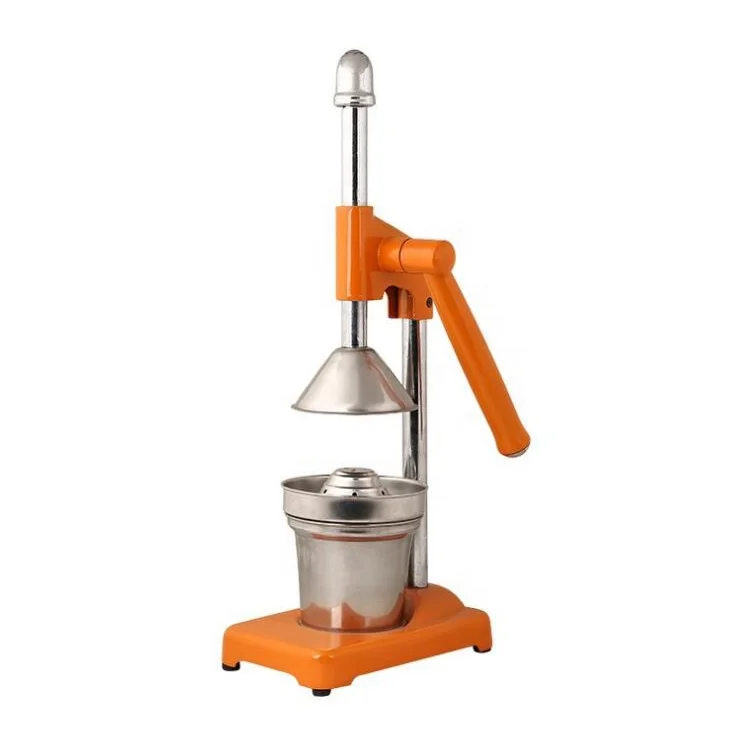 China Supplier Products Stainless Steel Fruit Juice Made By Squeezer Lid Rotation Press Reamer Citrus Pro V Manual Orange Juicer