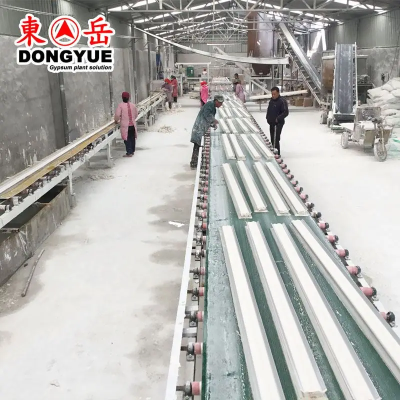 
plaster decorative cornice plant/gypsum cornice production equipment 