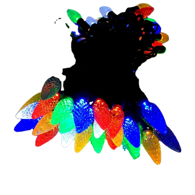 Christmas Tree 110V LED RGB Waterproof String Lights Christmas Garland Light For Christmas Party Decor