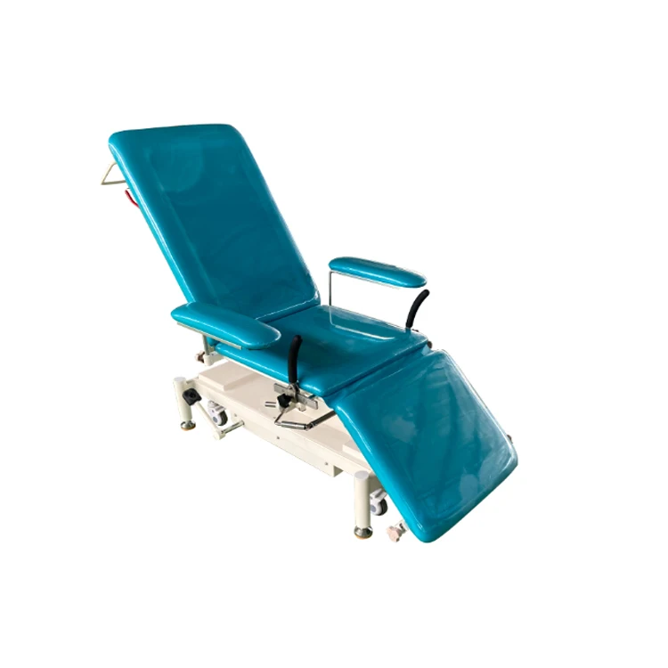 Hospital furniture hydraulic Adjustable Blood donor couch