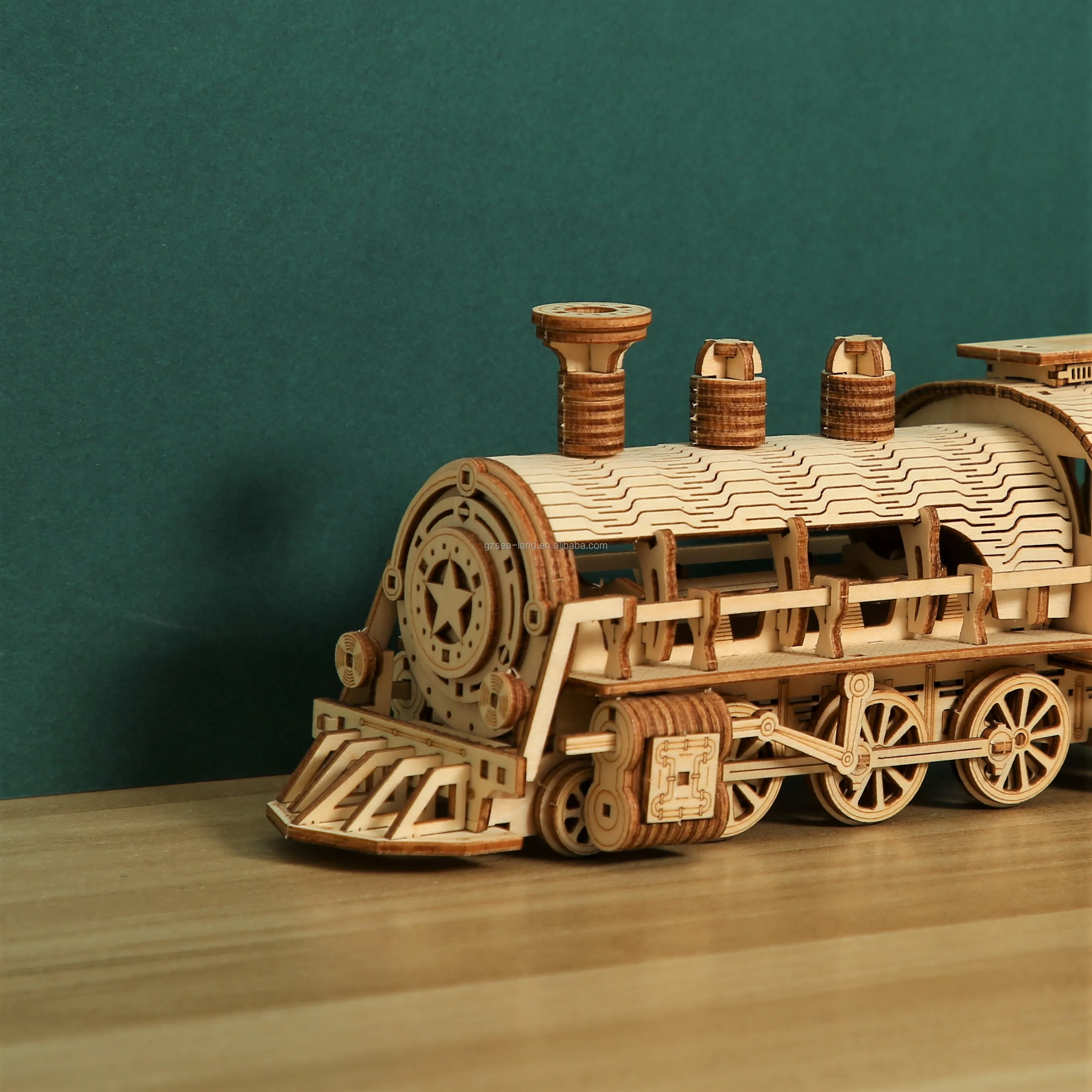 Sealand Toy Factory Train Engine Adult 3d Mechanical Wooden Puzzle