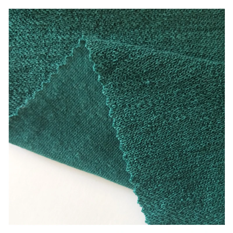 Heavy Weight 49% Hemp 40% Organic Cotton 11% Sorona French Terry Fabric Knitting Fabrics For Hoodies