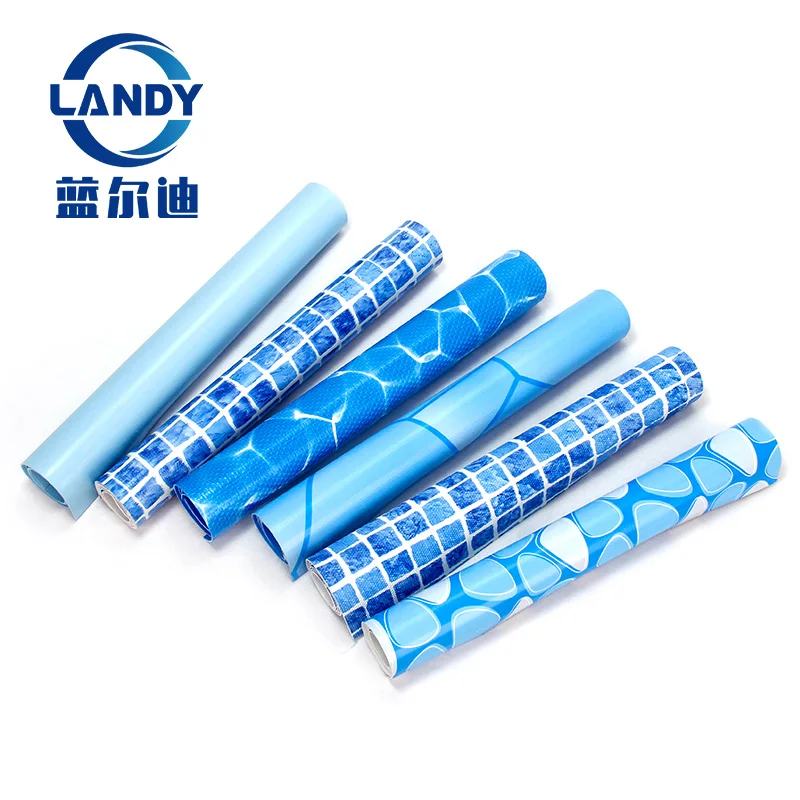 Ланд 1 5 мм Анти-ультрафиолетовая виниловая подкладка для бассейна лучшие виниловые подкладки бассейнов