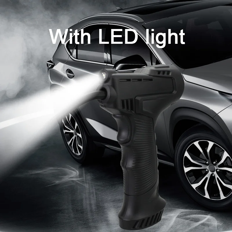 DC12V ABS Plastic Tire Inflator Car Air Compressor Car Cigarette Lighter Digital Tire Inflator Portable Inflatable Pump