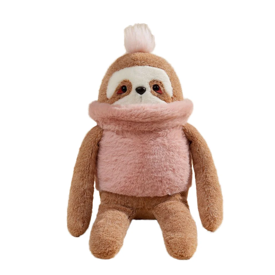 Wholesale Cross-Border Sloth Plush Doll Soft Cotton Jungle Animal Sleeping Pillow for Children and Shopping Mall Gift