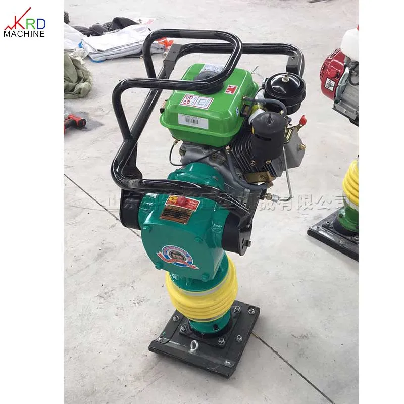 Hand Held Foundation Yard Rammer Horse pavement tamper Hand-held petrol impact tamper  Small asphalt gravel fire rammer