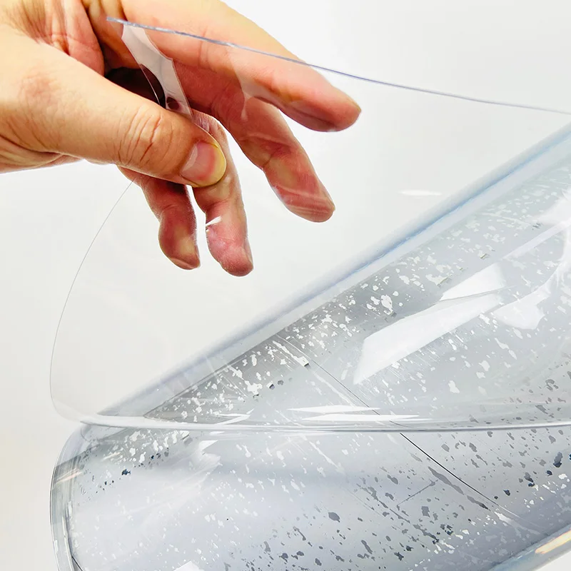 0.05mm-5.00mm thickness professional pvc crystal transparent soft film in line with international standards can be opened