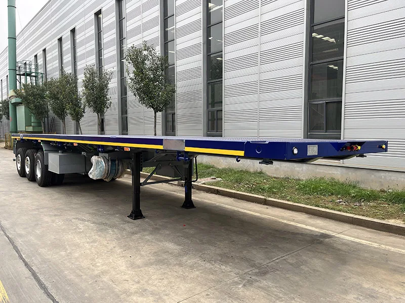 Транспортное средство главный Лидер продаж 2 оси 40FT бортовой контейнер полуприцеп в продаже