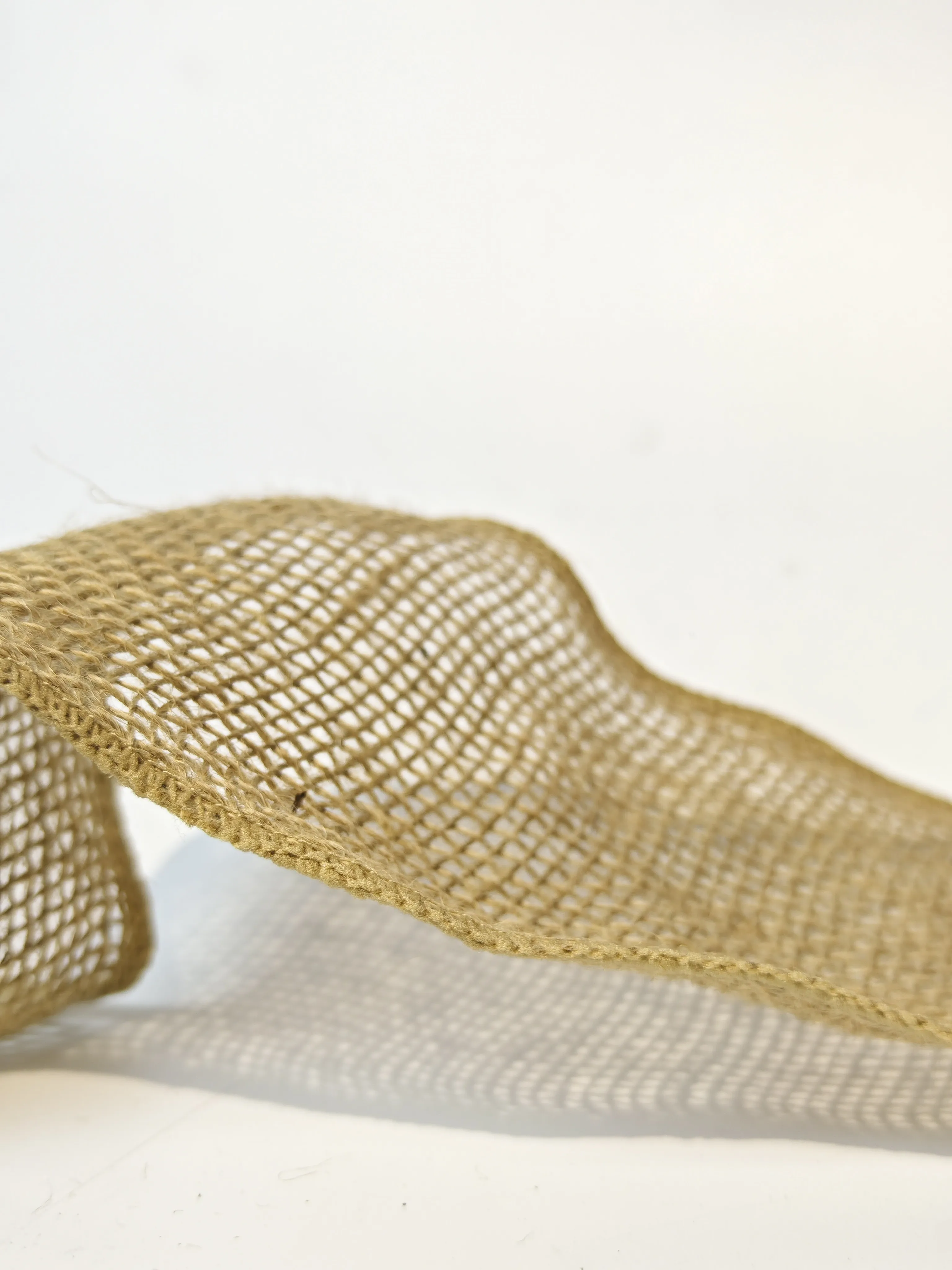 100% Jute Fiber  Fabric Table Runner   Roll Jute Fabric for Decoration