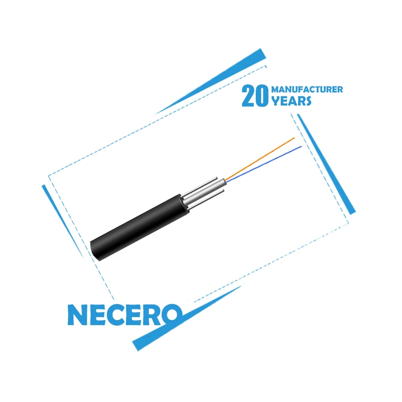  Ftth кабель OEM производитель Necero 20 лет самонесущий Малый диаметр 1 2 4 6 8 core Оптическое волокно