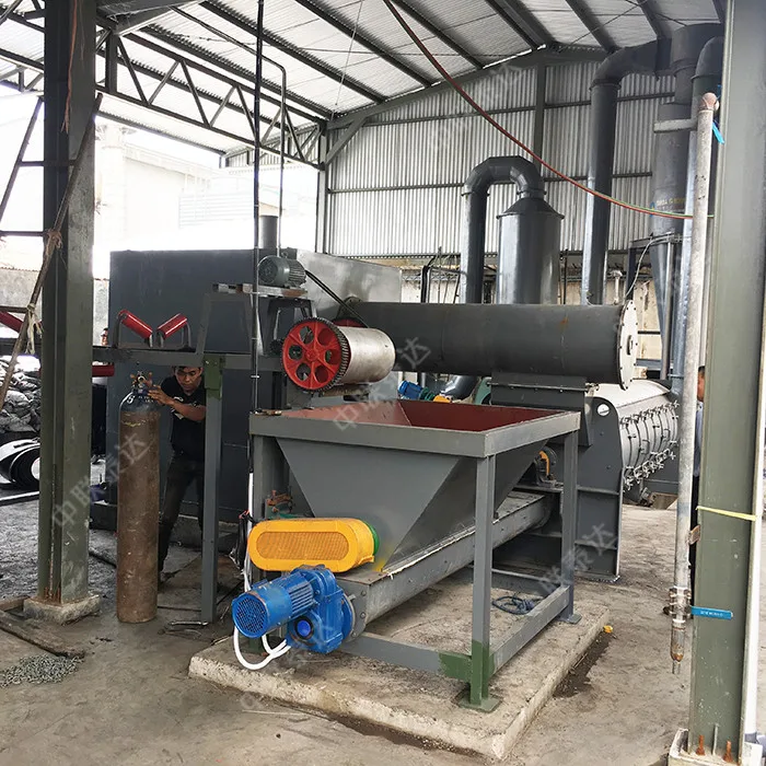 Newest Design 3TPH Nickel Metal Sludge OSC Air Swept Rotary Drum Dryer Heated By Oil Used For Nickel Extraction