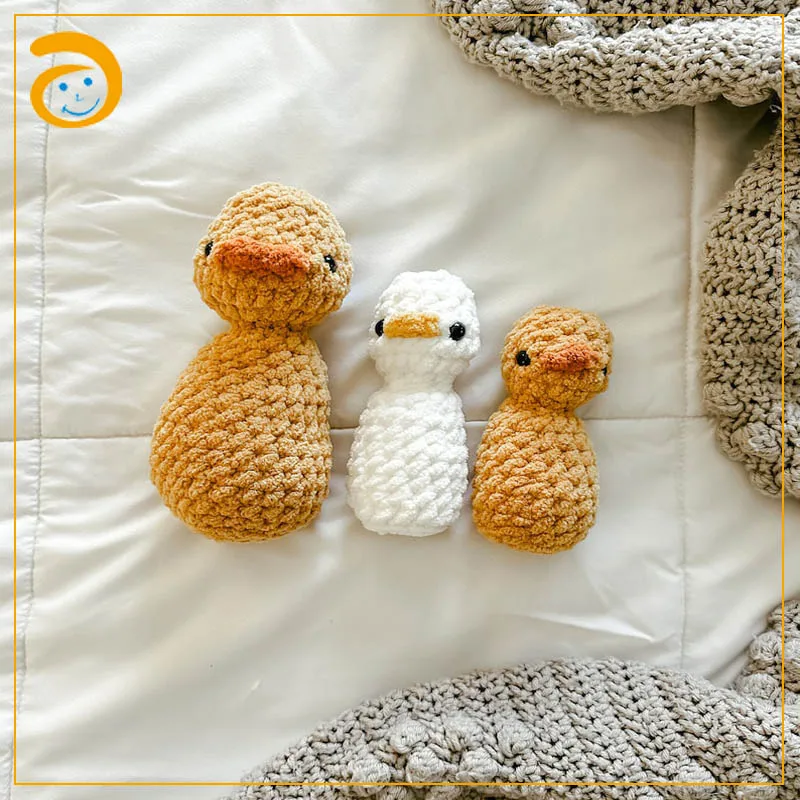 Crochet Chicken barnyard friends, crochet peg animals, crochet farm animal toys