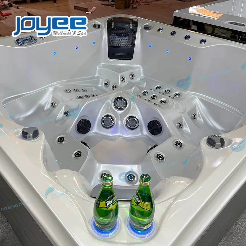 Оптовая продажа спа-ванны JOYEE balboa для гидротерапии Массажная гидромассажная Ванна уличное садовое спа 5