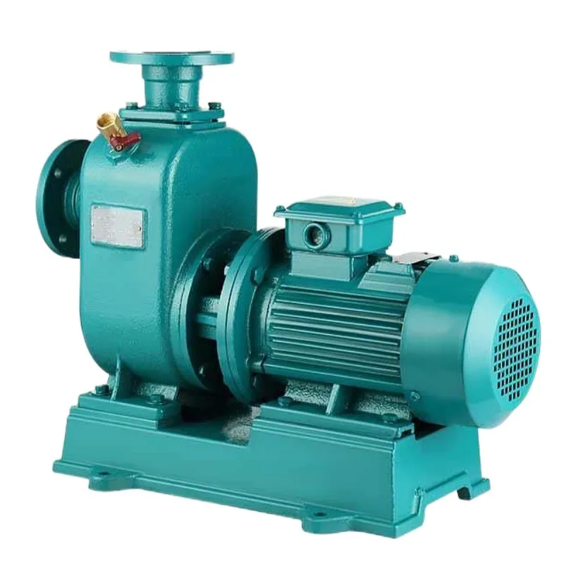 Industrial 380VBZ direct-coupled centrifugal self-priming pump non-clogging self-priming sewage pump