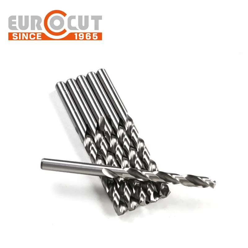 EUROCUT 4341 Fully Ground Din 338 HSS Drill Bit Hardware Twist Straight Shank Drill Bits For Metal