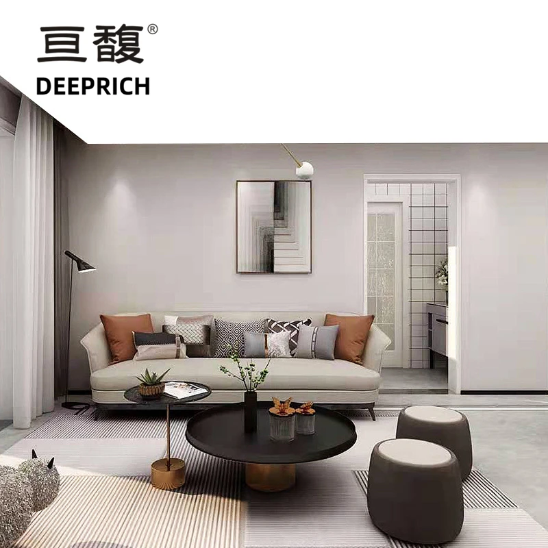 HQ089 DEEPRICH whole house custom display cabinet plate wardrobe bookcase dining side aluminum frame glass door open cabinet