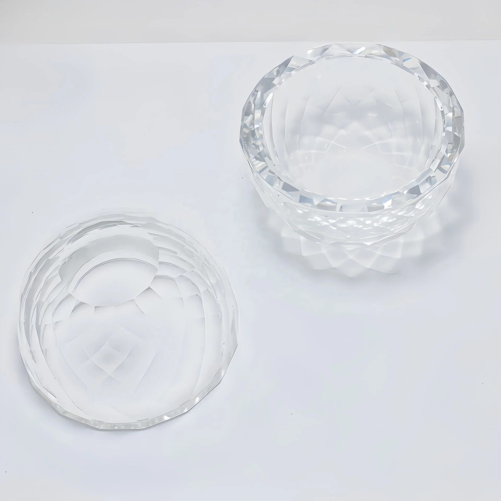 K9 crystal bowl for tableware decoration  carved crystal bowls laser crystal bowl