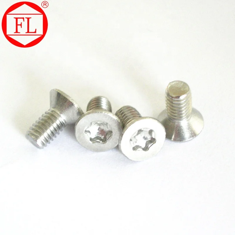 Factory direct sale plum with column security screws Stainless Steel 304&316 Plum anti-theft screws