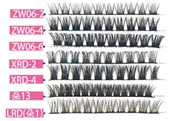 Maynice 2023 New Arriving Superfine Band Ribbon Cluster Faux Mink Lashes 100 Cruelty Free Wholesale Diy Pre Cut Lashes Extension