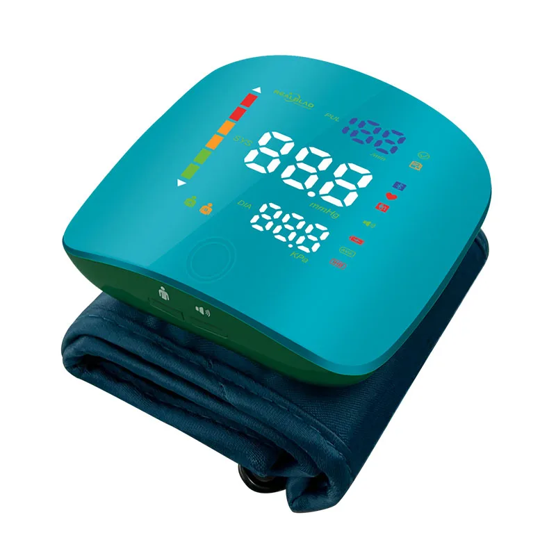 Automatic Wrist Blood Pressure Cuff Monitor Hot Sell LED Screen Portable Professional Blood Pressure Monitor BP Machine