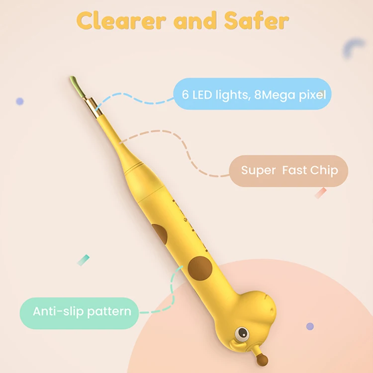 Bebird XLIFE D3 PRO Otoscope Smart Product Child Friendly Design Medical Science  Ear Cleaner with Camera