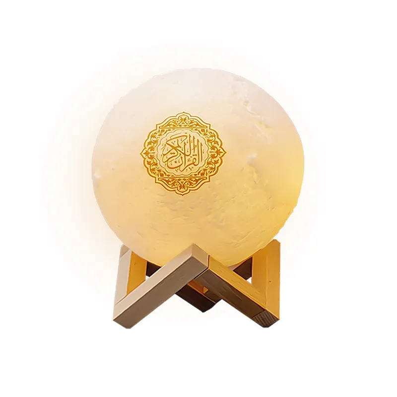 Portable Muslim Uzbek Ceknc touch moon lamp quran speaker