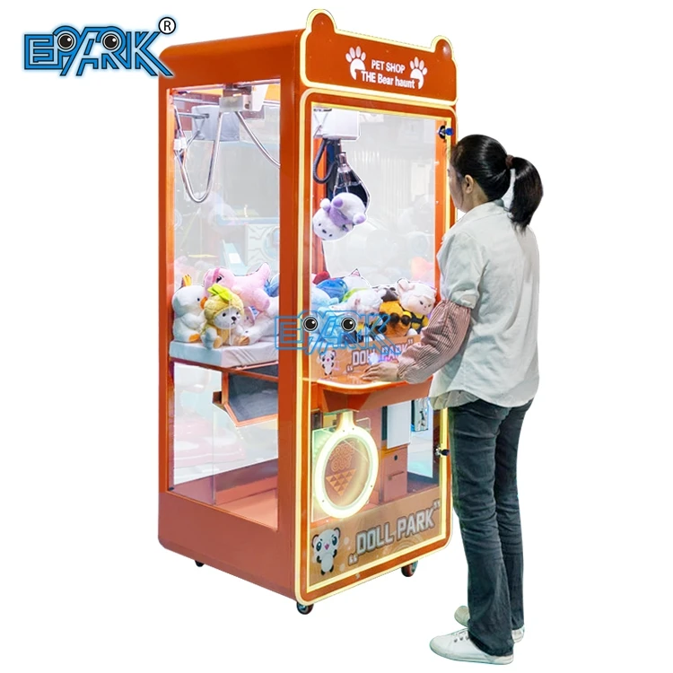 EPARK Dolls Catcher Games Machine Coin Operated Toy Arcade Crane Claw Machine