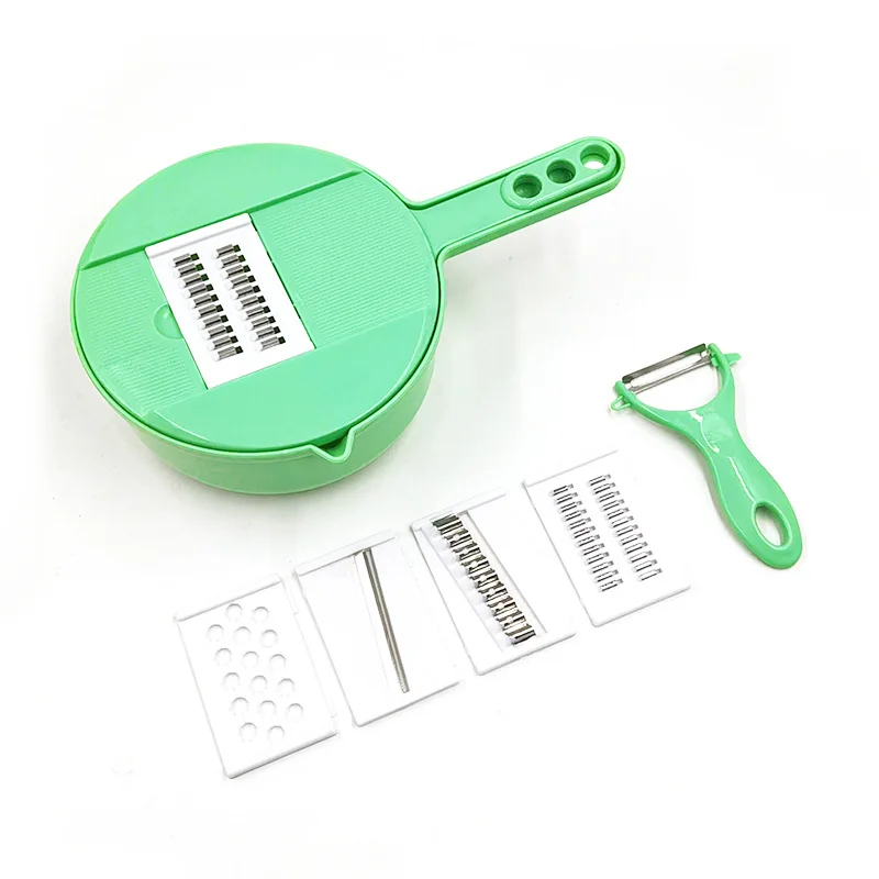 Multi-Functional Household Vegetable Cutter Potato Manual Shredding Slicer Kitchen Carrot Rubbing Shaver Shredder