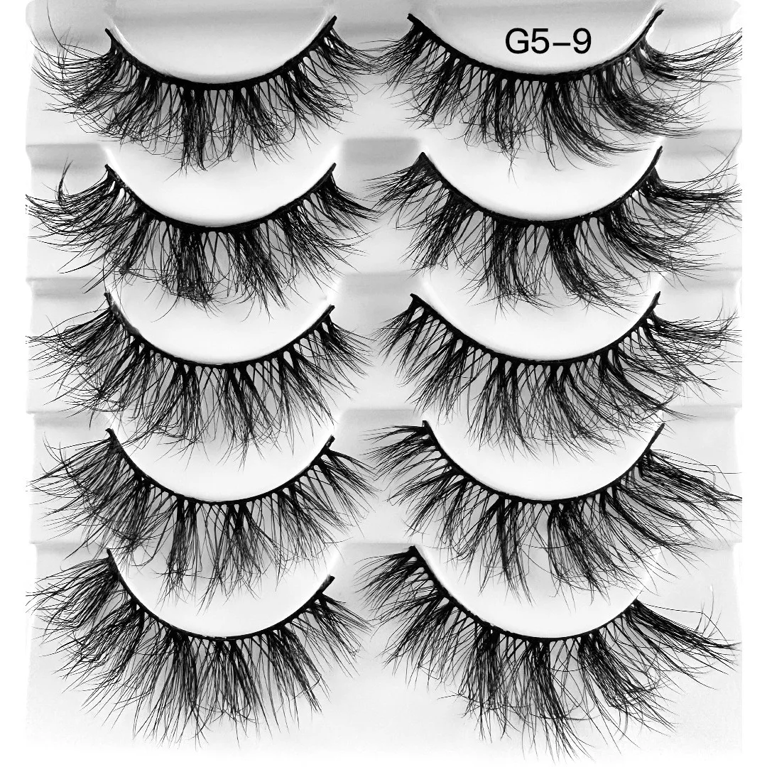 Professional Handmade Synthetic Hair False Eyelashes Long Fluffy Natural Newcally Lashes Nice Price with BC/Cc Curl