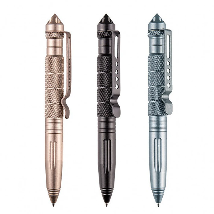 Outdoor multi tool tactical pen with engraved self defense pen multifunctional tactical ballpoint pen (1600434552243)