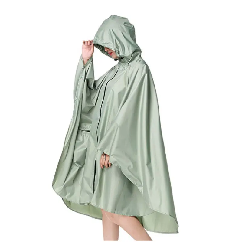 Custom logo Foldable Polyester Breathable Poncho Muilt-color Motorcycle Rain Poncho