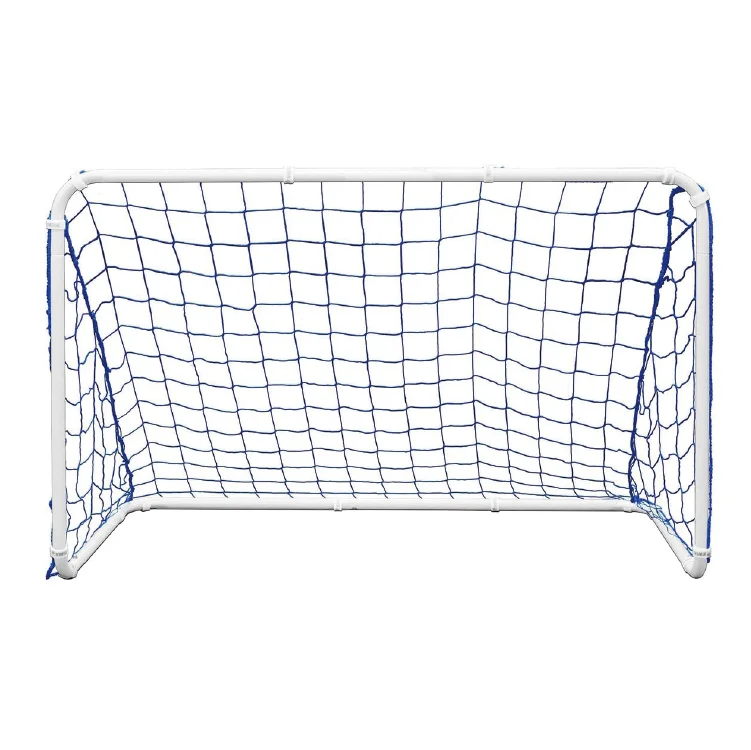 Shooting exercise at courtyard Steel pole soccer goal with net practice gate net for children age 3~ 8 years old