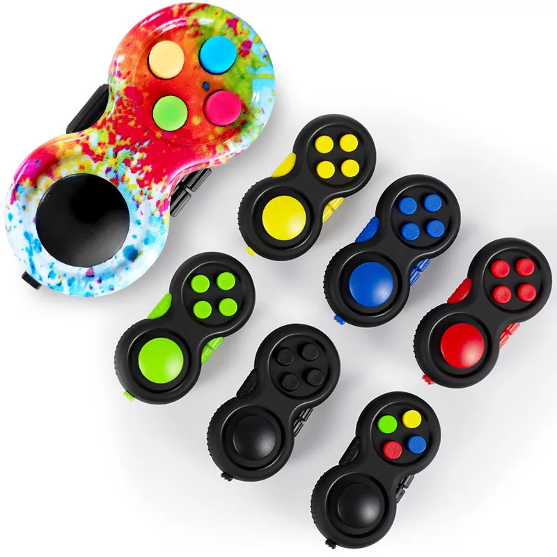 2024 Amazon  Hot selling   Stress Release Finger Figet Fidget Controller Pad Fidget Pad Cube Cubos Autism Sensory Toy For Kids