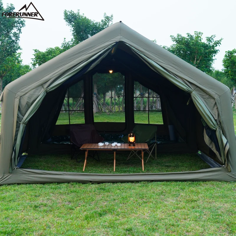 Forerunner Factory Supply  600D Oxford waterproof Big capacity camping tent outdoor camping with competitive price