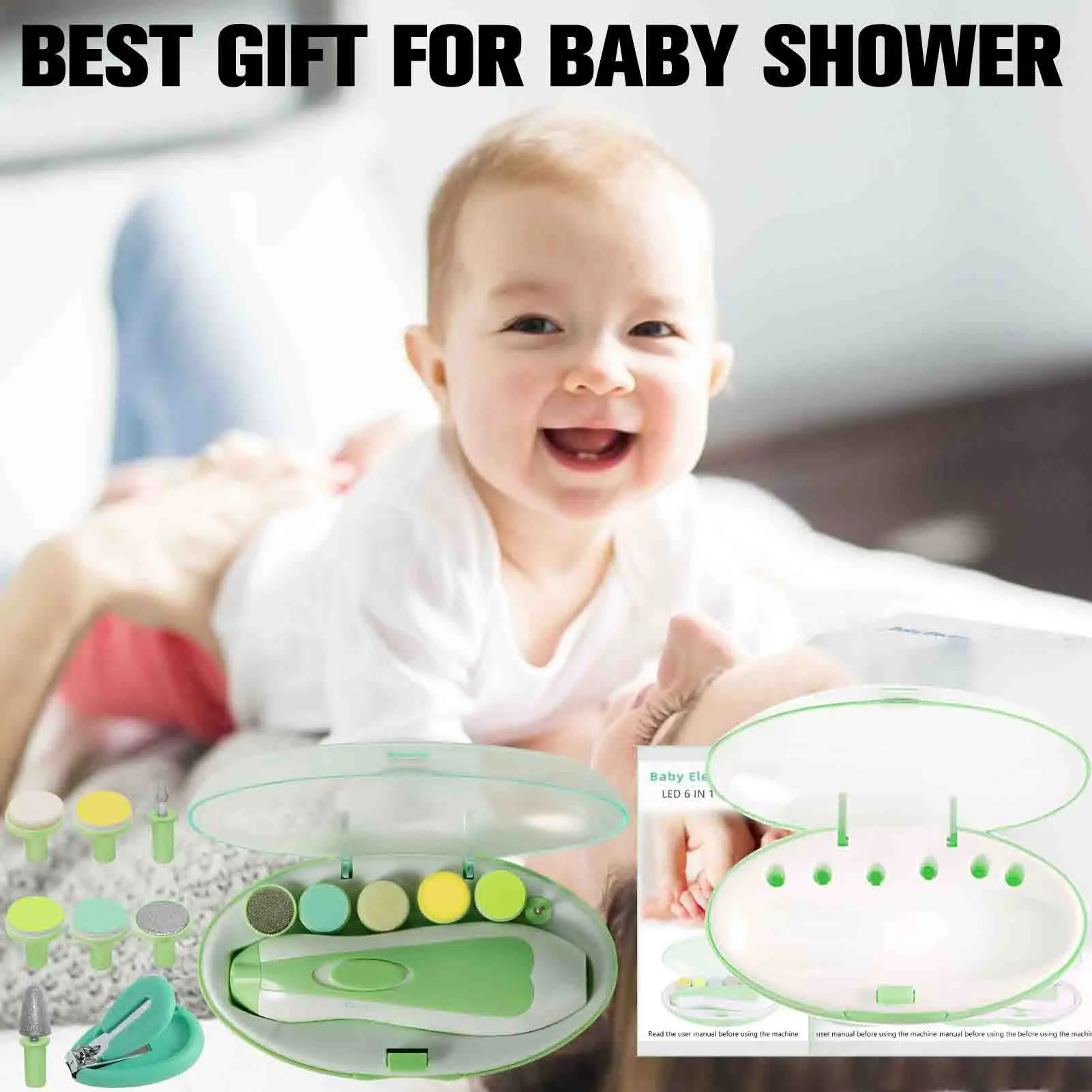 2022 trending products nail manicure set baby auto nail trimmer electric newborn kid children nail clipper