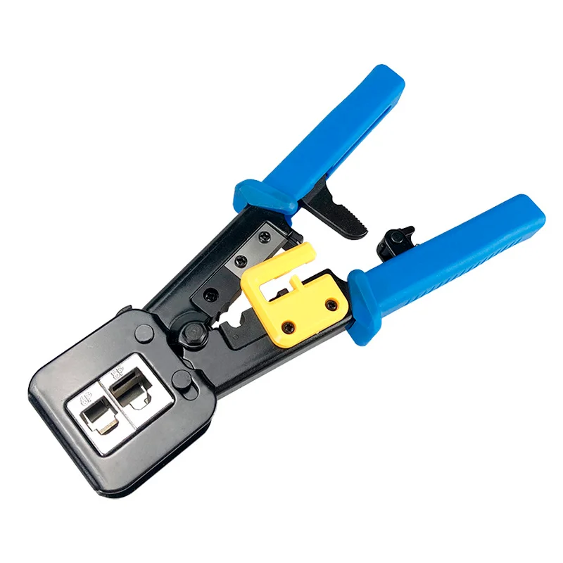 RJ45 RJ11 RJ12 CAT7 EZ Crimper Tool Pass Through Crimping Tool EZ Cat7 Cat6 Cat5e Connector cable Network rj45 crimping tool